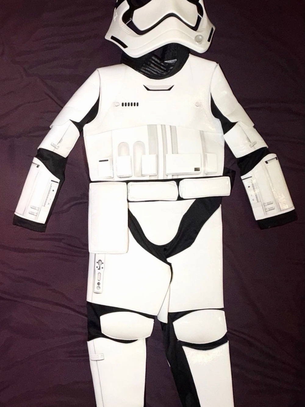 Star Wars Stormtrooper Youth Costume Disney Park Galaxy’s Edge! Sz S (5/6)